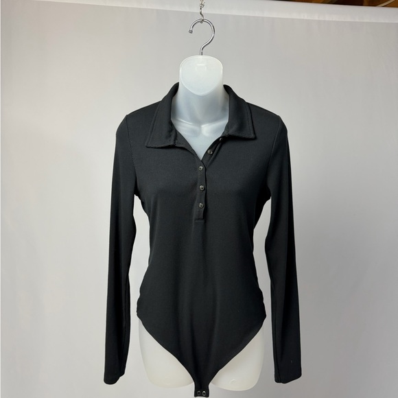 American Eagle Tops - American Eagle Outfitters Black Long Sleeve Bodysuit